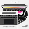 Controls Smart Magic Trackpad Keyboard Case for Ipad 10th Pro 11 12.9 2022 2021 2020 2018 Air 4 5 10.9 4th 5th Generation Magnetic Case