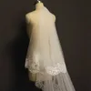 Jóias para cabelos de casamento elegante 2 camadas véu de casamento com pente de 3 metros 2t de marfim branco de renda longa véu de noiva com chapéu de noiva blush