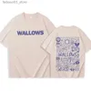 T-shirts masculins Wallows Shirt Music Album Fan Rock T-shirt O-Colk à manches courtes Unisexe Q240426