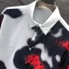 Mode hawaii blommor brev tryck strandskjortor herres designer silkes bowling skjorta avslappnade skjortor män sommar kort ärm lös klänning skjorta s-xxl #c6