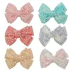 CN 12Pcs lot 4 Plain Hair Bows With Black Clips Kids Girls Crystal Jelly Bows Hair Clips Hairgrips Hair Accessories 210812231x