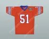 Niestandardowy numer nazwy męski/dzieci Lyle Robideaux 51 MUD Dogs Home Football Jersey z bourbon mowl plaster zszyty s-6xl