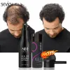 Cuidado Sevich 3pcs/lote fibra de cabelo pó+spray de estilo de cabelo+bico Aplicador Bomba Bomba de ceratina Fibra de fibra de fibra de cabelo Produto de perda de cabelo