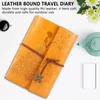 Navulbare Notebook Journalsa6 Leather Bound Travel Diary Art Drawing Sketchbook Journals om in te schrijven voor vrouwen/Valentijnsdag 240417