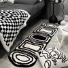 Carpets Carpet Fluffy Rug Cute Washable Mat Bedroom Living Room Fur Welcome Tapis De Chambre Decorations For