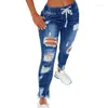 Women's Pants European And American Ladies Ripped Jeans