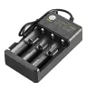 Coupée de porte 3.7V 18650 18350 18500 21700 20700B 20700 14500 26650 AA Nimh Batterie au lithium Chargeur