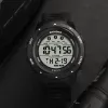 Zegary synok cyfrowe zegarki sportowe zegarki czasowe funkcja alarmowa Wodoodporna 50 m cyfrowy zegarek wojskowy duży ekran