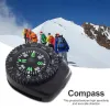 Compass Portable Compass Watch Band voor paracord armband Survival Mini Navigation Compass Watch Outdoor wandelcamping accessoires