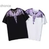 Ins Fashion Brand MB Mous à manches courtes et couple pour femmes Coloreful Feather Wings Classic Half T-shirt TLSM