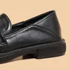 Casual Shoes Plus Size 40 Loafer Frau Britische Studentin von British Style College -Studenten auf Wohnungen weibliche Füße VC5245