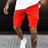 Men's Shorts 2023 Summer high quality 2 In 1 Shorts Men gyms Fitness Running Shorts Quick Dry Male Shorts mesh Bodybuilding Short Pants d240426