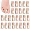 2st Ny Toe Finger Rättare Hammer Toe Hallux Valgus Corrector Bandage Toe Separator Splint Wraps Foot Care Supplies