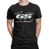 T-shirts voor heren GS World Map Motorfiets Mens Vintage 100% katoenen T-shirt O-Neck korte mouwen T-shirt 4xl 5xl kleding J240426