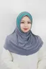 Hijabs amira hijab donne sciarpe di testa islamica 2 in 1 hijab sciarpa 2 pezzi hijabs hijabs sciarpe islamiche a scialle a strisce turbanti di jersey d240425