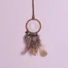 Dekorativa figurer Liten Bell Dream Catcher Home Decor Wall Hanging Car