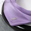 Desginer Mui Hair Hoop Vrouw Miu Hoofdtooi Haar Ornament Ins Style Light Purple Fashion Commute Diamond Tiktok Hoofdband Vrouw