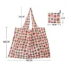 Storage Bags Large Capacity Supermarket Shopping Environmentally Friendly Folding Creative Portable Printed Grocery