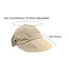 Wide Brim Hats Bucket Hats Foldable Wide Brim Ponytail Sun Hat Adjustable Cap Summer Quick-dry Visor Fisherman Cap For Women Beach Hat J240425