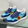 15A Casual New Designer Buts Men Buty damskie skórzane koronkowe snezynki Sneaker Platforma Platforma Running Treners Grube Solled Woman Gym Sneakers Duży rozmiar 35-42-45 z