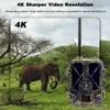 4K Live Stream Trail Camera 4G 30MP приложение Clould Hunting Cameras 10000mah Libattery Night Vision PO Traps HC940Proli 240422