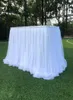 1M Tulle Table Skirt for Wedding Party Decoration Baby Shower Home Textile Birthday Tablecloths Tutu Supplies1382130