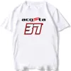 Men's T-Shirts 37 Pedro Acosta 2023 GP Riding T-Shirt New Summer Men Short Slve Moto Sport Boy Casual White Tops Motorcycle Rider Ts T240425