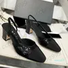 Slingbacks Designer abbina le piattaforme di sandali di tacco oro piattaforme da festa