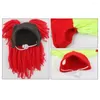 Abbigliamento per cani Cappello inverno regolabile Pet Cat War With Hilarante False Capon Orest Elastico Anti-Slip Elastico per spessa