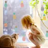 Adesivos de parede adesivo de abacaxi colorido para crianças quartos de arte decoração de decoração de crianças decalques de quarto de parede mural