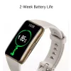 Bracelets Huawei Band 6 Pro oxygène sanguin de bracelet 1,47 `` Amoled Screen Heart Ratewer Smartband 2 semaines Life de batterie