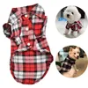 Dog Apparel Plaid Dog Clothes Summer Dog Shirts for Small Medium Dogs Pet Clothing Yorkies Chihuahua Clothes Best Sale d240426
