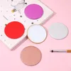 NOUVEAU 5PCS Portable Mini Mirror Simple Color Color Girl Portable Makeup Makeup Miroir Small Pocket Sequin Student Small Round Mirror for Small Round