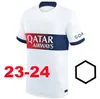 23/24 Mbappeサッカージャージ2023 O.Dembele Markeinhos Verratti Kimpembe Maillots De Football Shirt G.ramos M.Asensio Lee Kang in Kolo Muani Kids Kit Uniforms