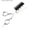 Hair Scissors Novo cabeleireiro profissional JP440C de aço de 2 polegadas de 2 polegadas de 2 polegadas com cabeleireiro com cabeleireiro Q240426 Q240426