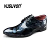 Chaussures décontractées Taille 37-50 EST Italien Derby pour hommes Luxury Luxury Patent Wedding Flats pointues Derbies Classic Boys Derbies Locs