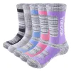 Clothings YUEDGE Brand Womens Terry Cushioned Combed Cotton Mid Calf Thick Thermal Athletic Hiking Sports Socks For Size 3644 5 Pairs