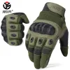 Tillbehör Pouch Screen Army Militär Taktiska handskar Paintball Airsoft Shooting Combat Antiskid Bicycle Hard Knuckle Full Finger Gloves