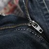 Heren Patchwork Denim Jeans Hole Rued Hollow Brand Plus Size hoogwaardige mode Mode gescheurde broek dropship 240420