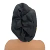 African Female Wrap Head Bonnet Muslim Turban Hat Lady Head Wraps Luxury Embroidery Beading Pleated Turban Cap for Women 240419