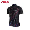 T-Shirts heiße Stiga-Tischtennis Kleidung für Männer und Frauen Kleidung T-Shirt Kurzärmelhemd Ping Pong Jersey Sport Trikots