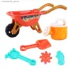 Sand Play Water Fun Childrens Leuke waterspellen spelen met kinderwagens Bathtub Toys Beach Sets Beach Toys Beach Games Q240426