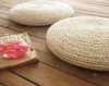 Natural Pouf Round Handmade Weaving Natural Straw Cushion Meditation Pillow Soft Floor Yoga Chair Seat Mat Tatami Window Pad7746010