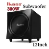 Högtalare Caixa de Som Bluetooth 300W High Power Retro Home Theatre Active Echo Wall Sound med inbyggd förstärkare 12 tum subwoofersystem