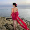 Partykleider französische atemberaubende Camisole -Kleid Frauen Sommer sexy aufschlussreich