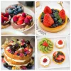 Moulds FAIS DU Perforated Round Tart Ring Stainless Steel Fruit Pie Tartlet Mold for Baking DIY Dessert Cake Mousse Molds Kitchen Tools