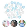 Storage Bottles 80Pcs Adorable Snowflakes Multi-function Xmas Small Phone Case Charms