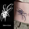 Tattoo Transfer Herbal Tattoo Stickers Spider Web Temporary Tattoos Lasting Punk Cobweb Fake Tattoo Cheap Goods Festival Art Man Tattoo Sticker 240426