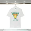 T-Shirt für Männer Designer T-Shirts Luxus T-Shirt Casablanca für Männer Top übergroß