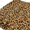 Women's Sleepwear Women Summer 3XL 100% Viscose Short Slve Leopard Print Ladies Pajamas Suit Plus Size S-XXXL Slpwear Leisure Loose Nightwear Y240426